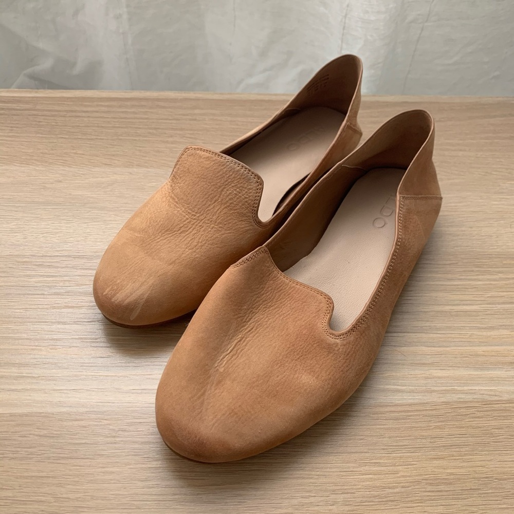ALDO Tan Leather loafers (7.5) NEW